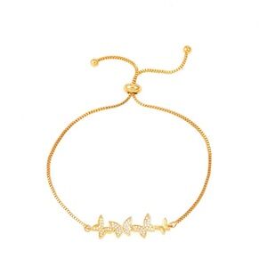 Elegant Gold Butterfly Bracelet